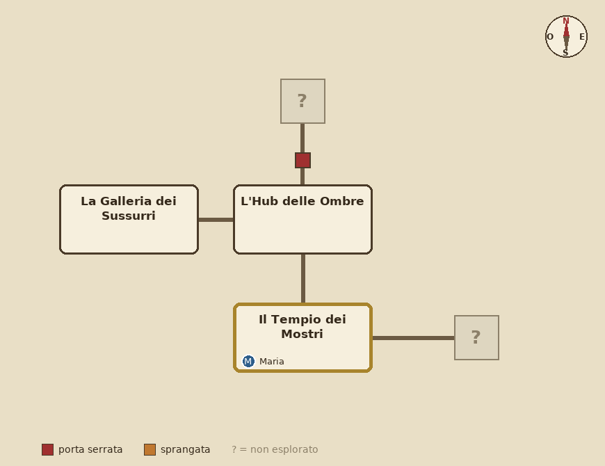 mappa del dungeon